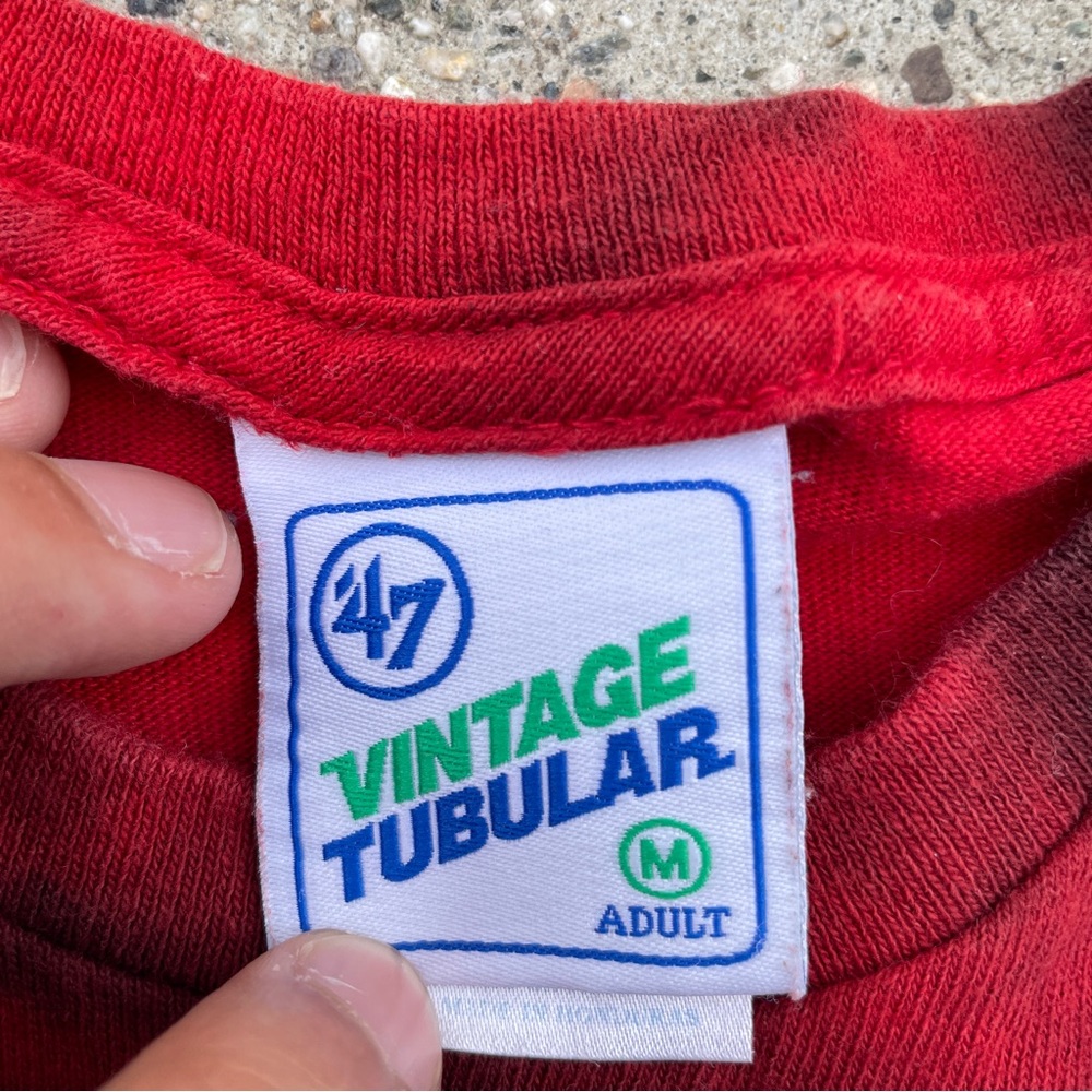 Vintage 47 New Orleans Pelicans Red Tie-Dye T-Shirt men’s size medium - Picture 2 of 6